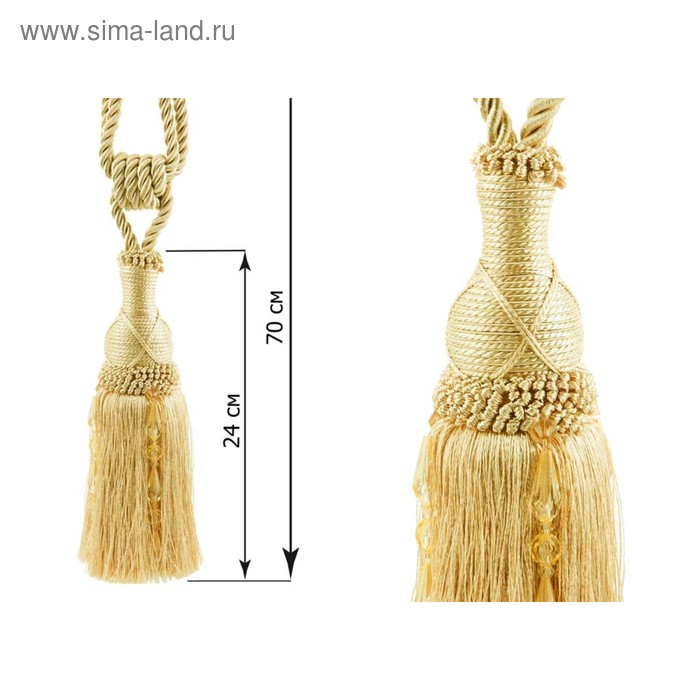 

Кисти для штор (2 шт), цвет золотой