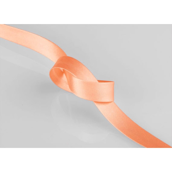 Бейка однотон в рулоне (131 м), ширина 15 мм, цвет персиковый
