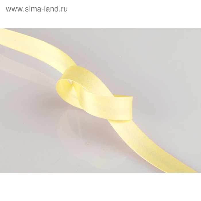 

Косая бейка 15 мм × 131 м, цвет светло-жёлтый