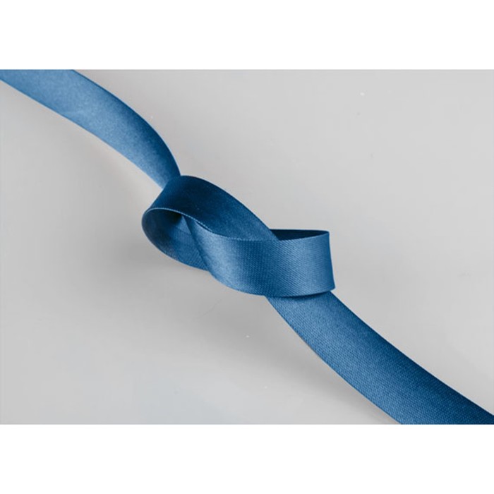 Бейка однотон в рулоне (131 м), ширина 15 мм, цвет синий