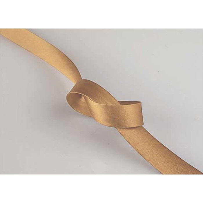 Бейка однотон в рулоне (131 м), ширина 15 мм, цвет кремовый