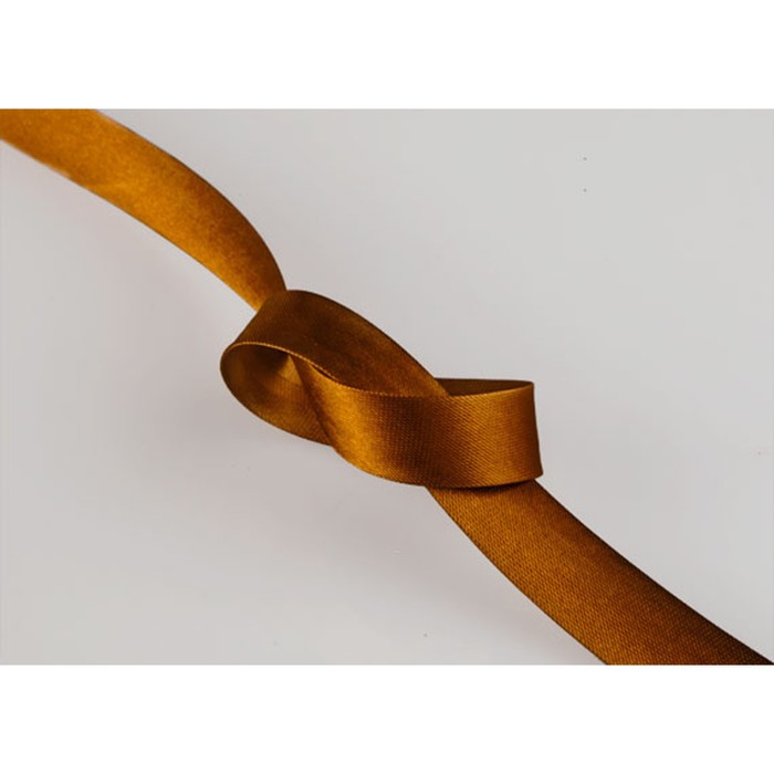 Бейка однотон в рулоне (131 м), ширина 15 мм, цвет коричневый