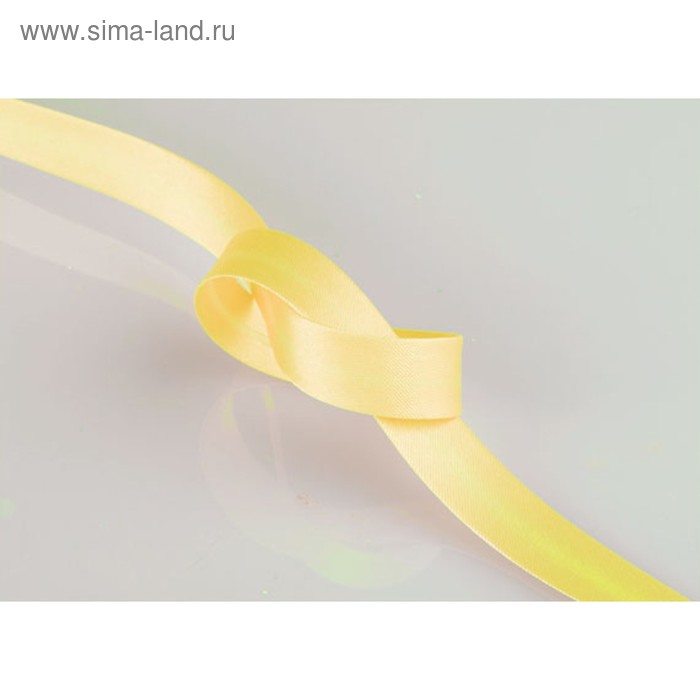 

Косая бейка 15 мм × 131 м, цвет нежно-жёлтый