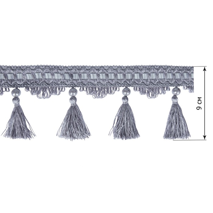 Бахрома в рулоне (25 м), цвет коричневый