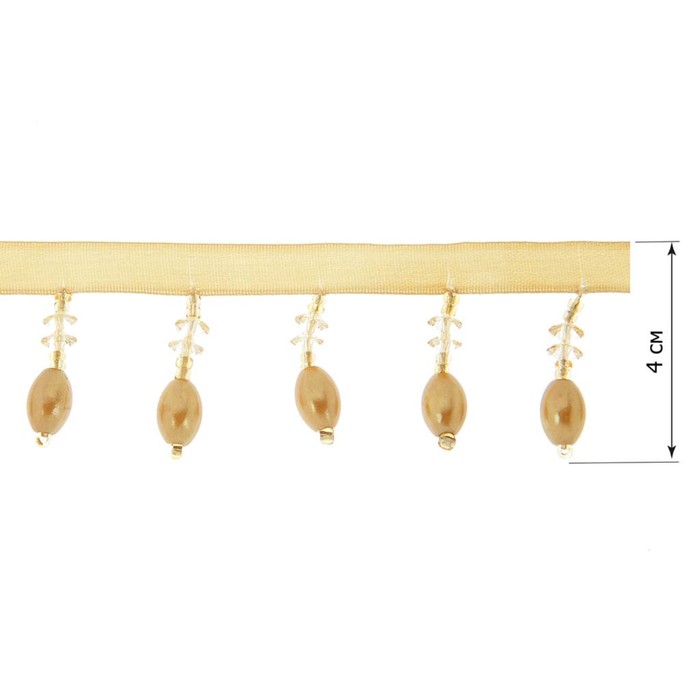 Бахрома в рулоне (25 м), цвет молочный