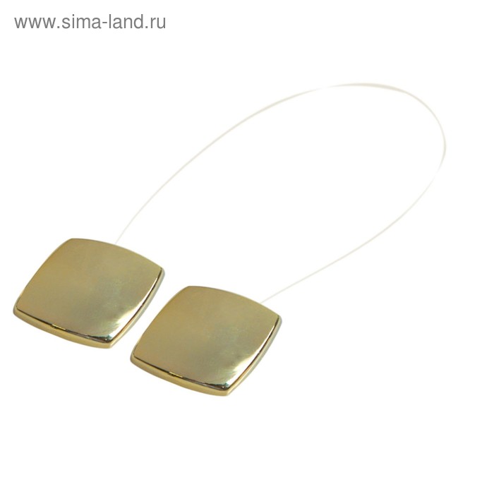 

Клипсы магнитные (2 шт) для штор, цвет золотой