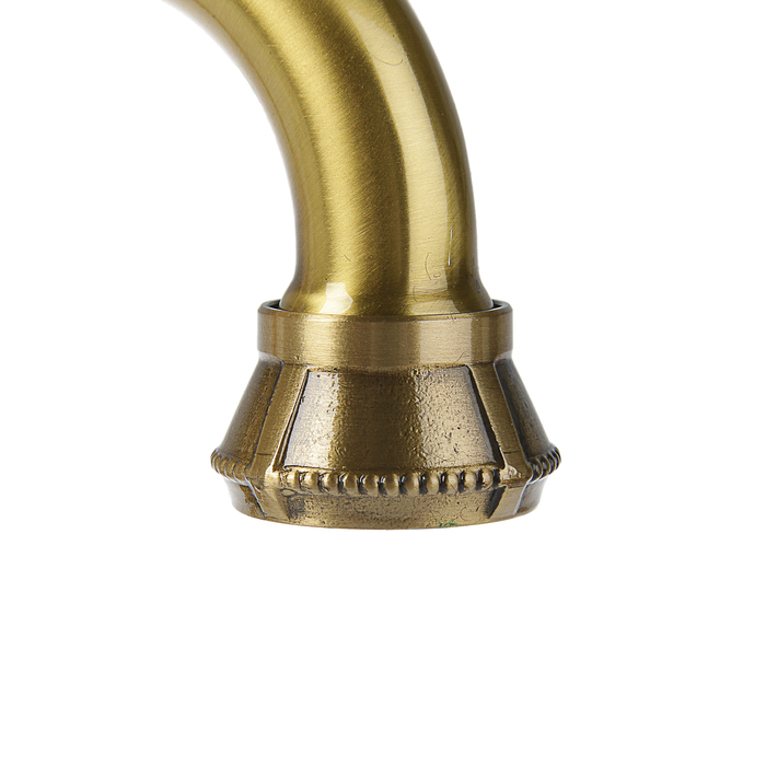 Cмеситель для кухни Accoona A54102, двухрычажный, латунь