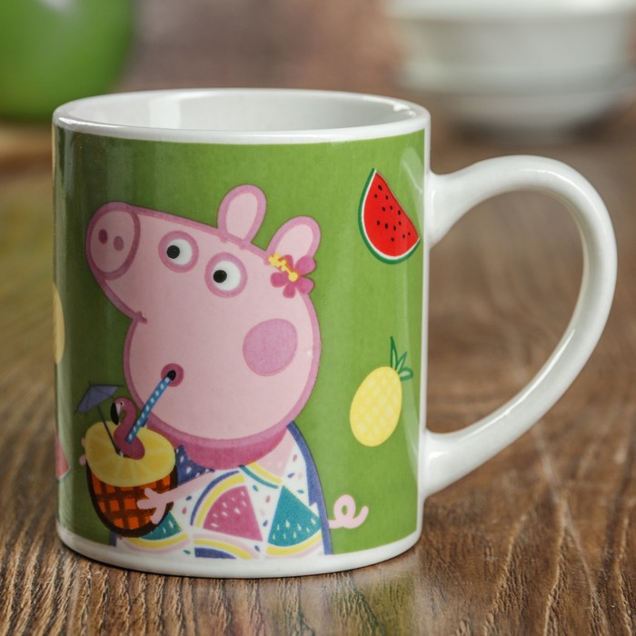 Набор посуды "Свинка Пеппа. Фрукты", 3 предмета, в подарочной упаковке