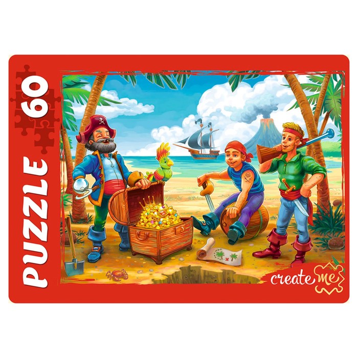 Пазл "Пираты", 60 элементов