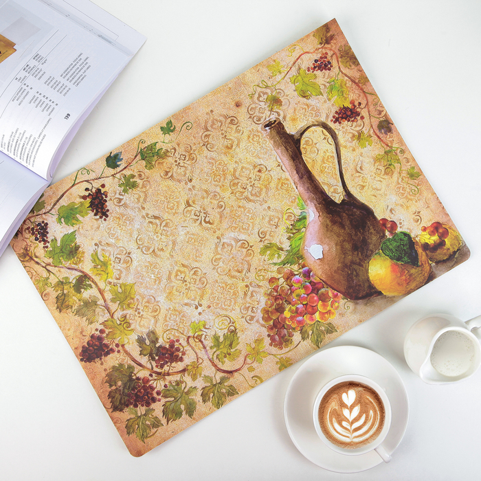 Салфетка кухонная плотная "Натюрморт" 45х33х0,5 см