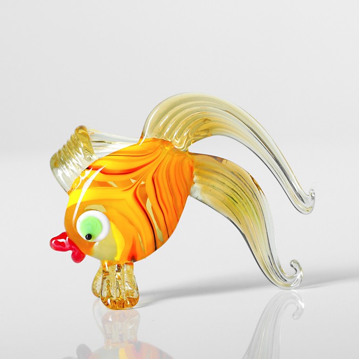 Сувенир из стекла миди &quot;Рыба&quot; микс