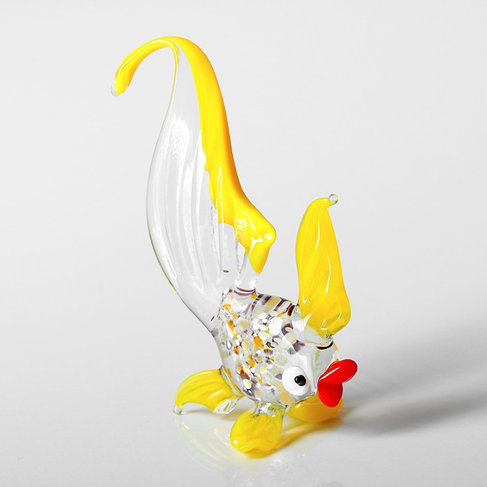 Сувенир из стекла средняя "Рыба" микс