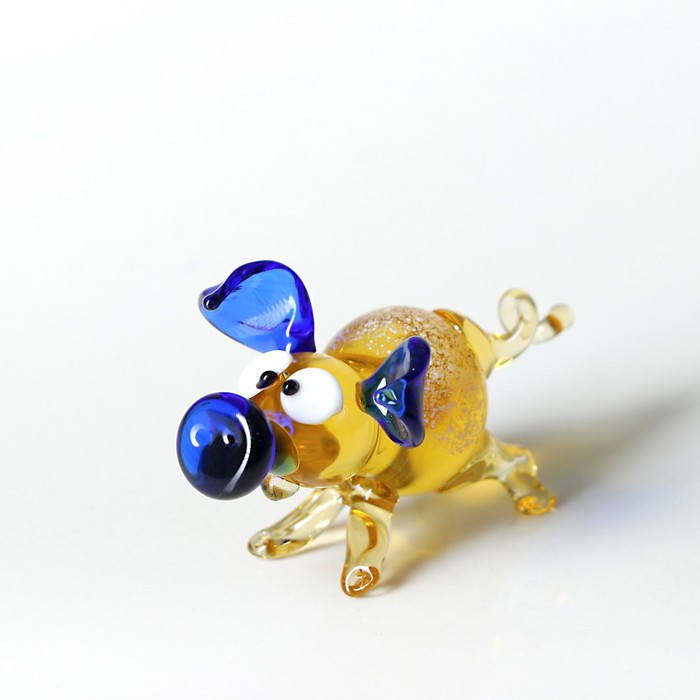 Сувенир из стекла "Свинюша", микс