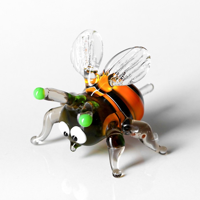Сувенир из стекла миди "Шмель" микс