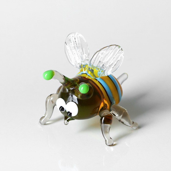 Сувенир из стекла миди "Шмель" микс
