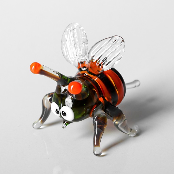 Сувенир из стекла миди "Шмель" микс