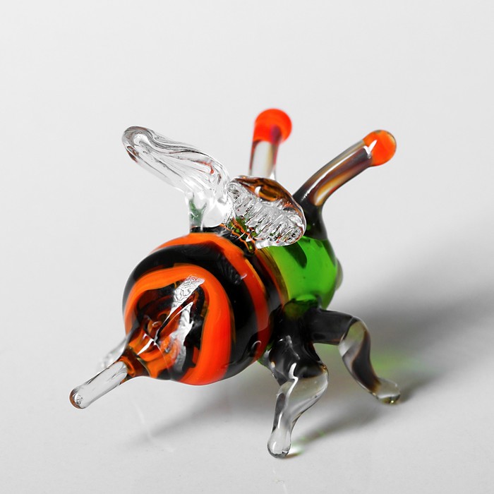 Сувенир из стекла миди "Шмель" микс