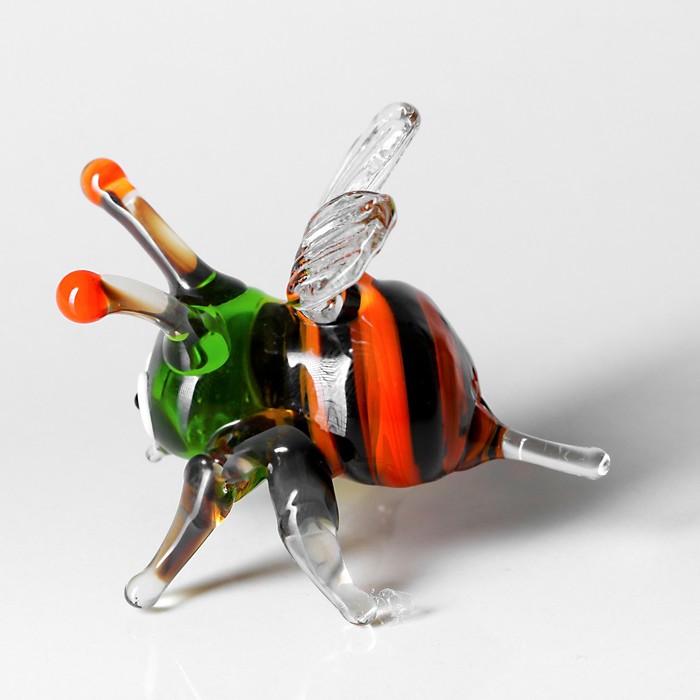 Сувенир из стекла миди "Шмель" микс