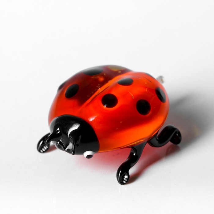 Сувенир из стекла средняя "Божья Коровка"
