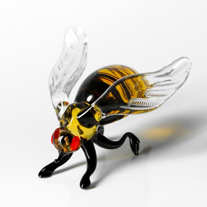 Сувенир из стекла средняя "Муха" микс