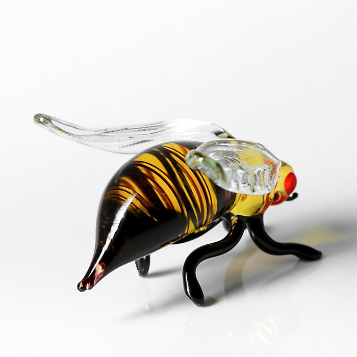 Сувенир из стекла средняя "Муха" микс