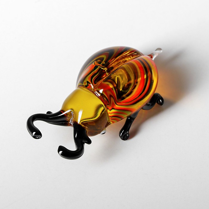 Сувенир из стекла средняя "Жук"