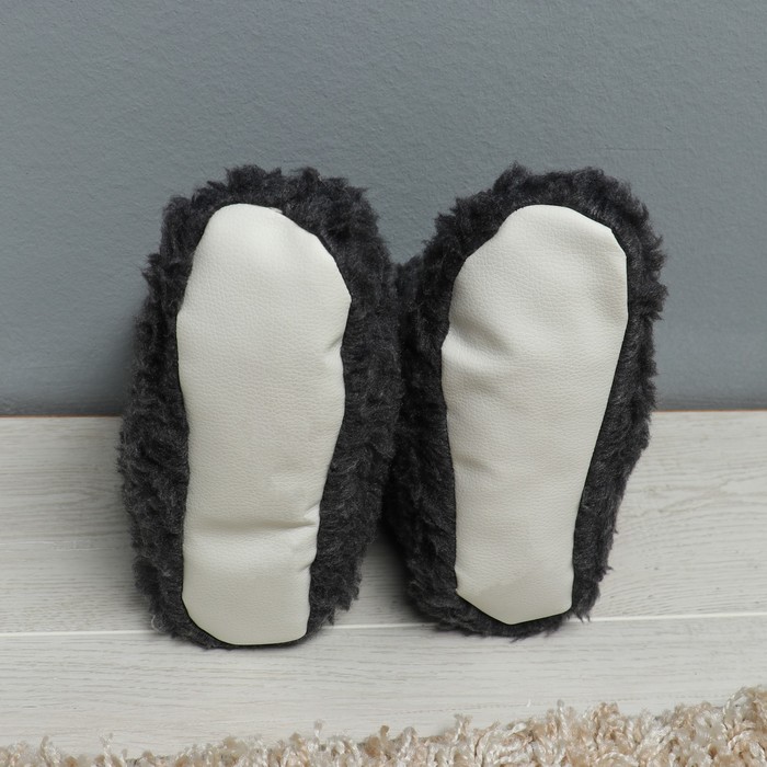 Чуни из овчины, размер 34-35, светлые