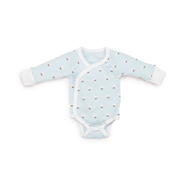 Боди с длинным рукавом, рост 68 см