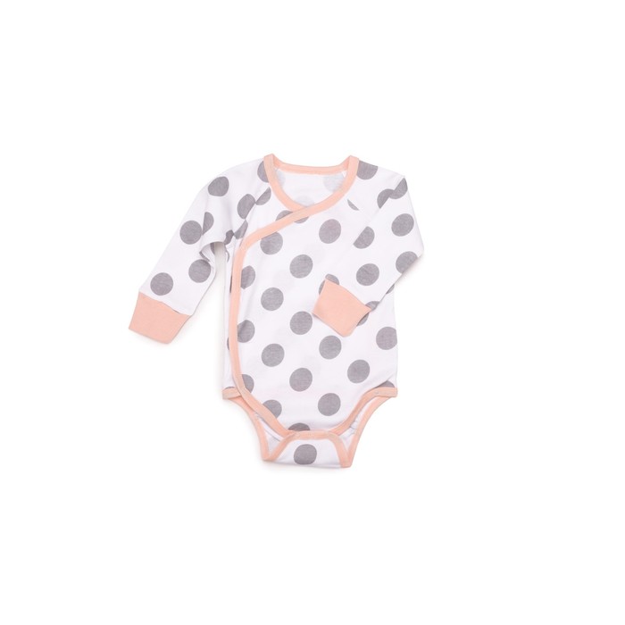 Боди с длинным рукавом, рост 68 см