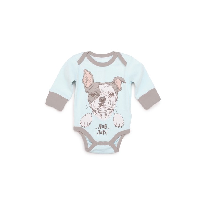 Боди с длинным рукавом (2 шт.), рост 62 см