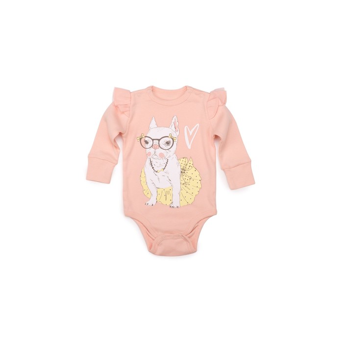 Боди с длинным рукавом (2 шт.), рост 80 см