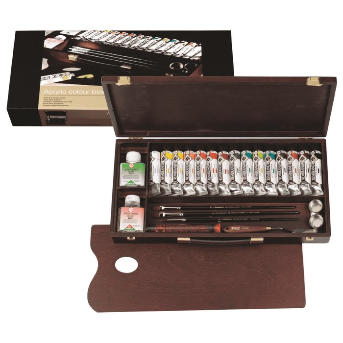 Краска акрил в тубе набор 15цв*40мл Royal Talens Rembrandt "Професиионал", д/к