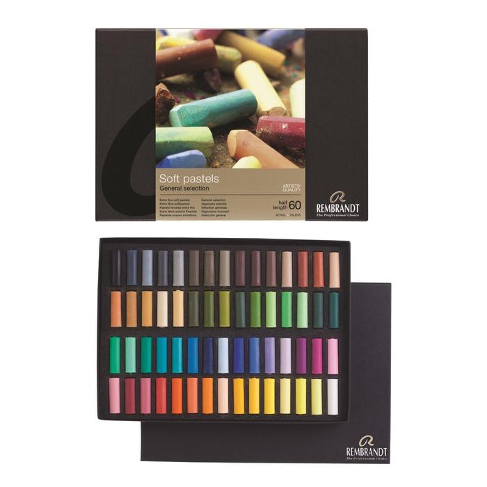 Пастель сухая художественная Soft Royal Talens Rembrandt "Люкс" 60цв (основной) 1/2