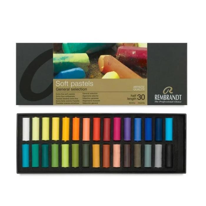 Пастель сухая художественная Soft Royal Talens Rembrandt "Базовый" 30цв (основной) 1/2