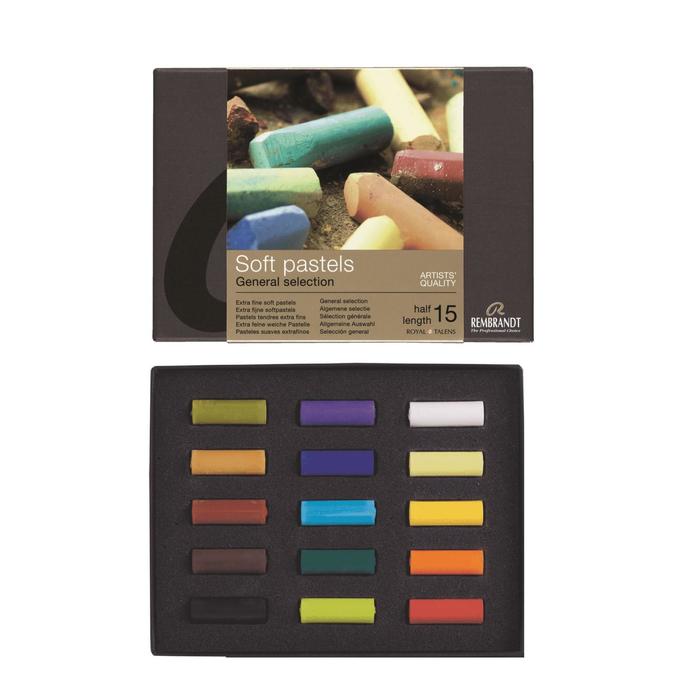 Пастель сухая художественная Soft Royal Talens Rembrandt "Стартовый" 15цв (основной) 1/2