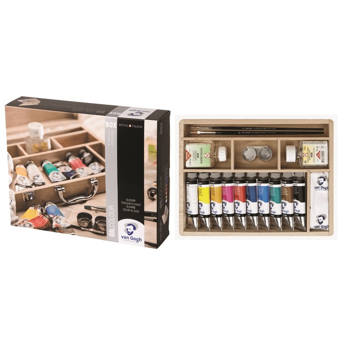 Краски масляные худ набор в тубах 10цв*40мл Royal Talens Van Gogh "Базовый", д/к