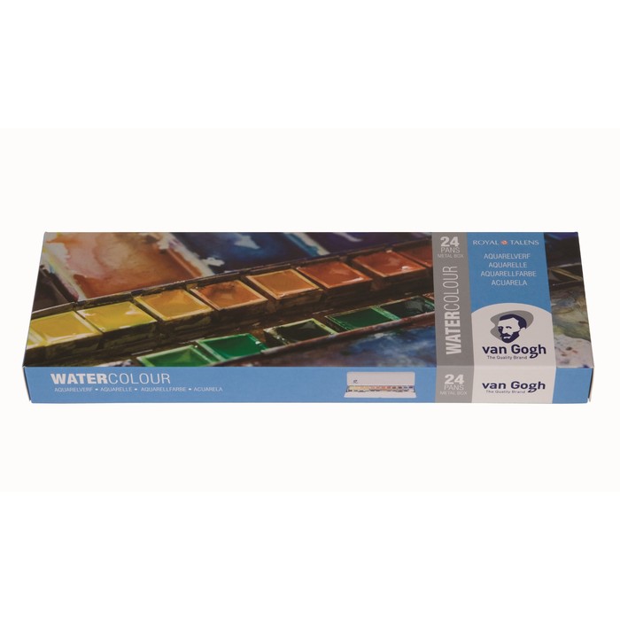 Акварель худ набор в кюветах 24цв Royal Talens Van Gogh м/к
