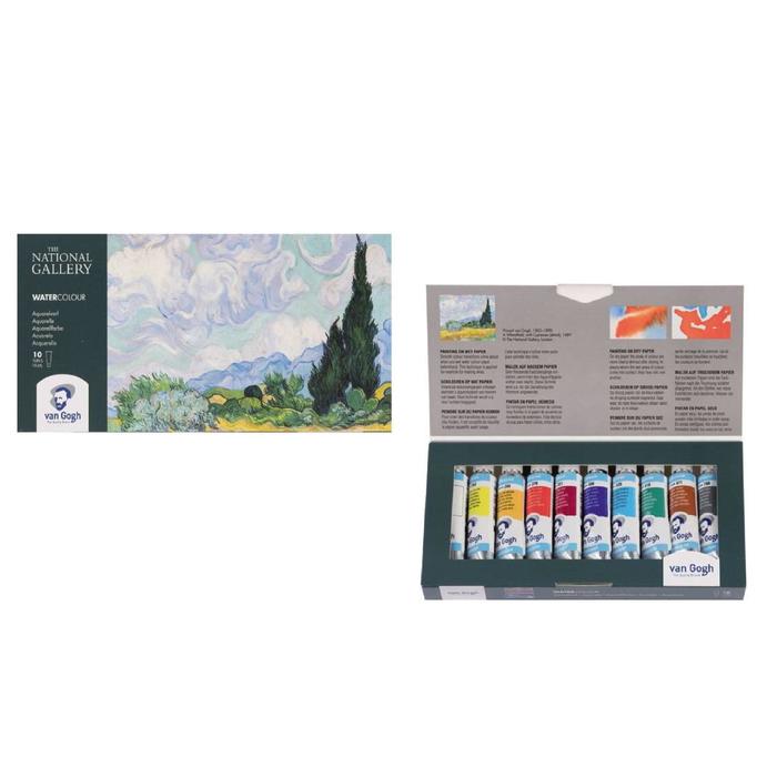Акварель худ набор в тубе 10цв*10мл Royal Talens Van Gogh National Gallery "Базовый"