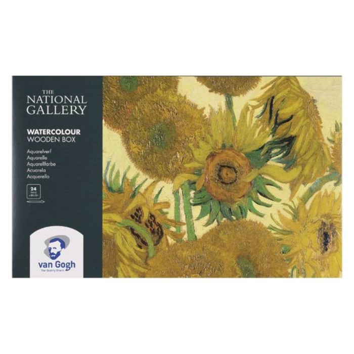 Акварель худ набор в кюветах 24цв Royal Talens Van Gogh National Gallery, д/к