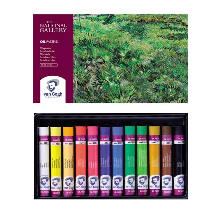 Пастель масляная 12цв Royal Talens Van Gogh National Gallery, к/к