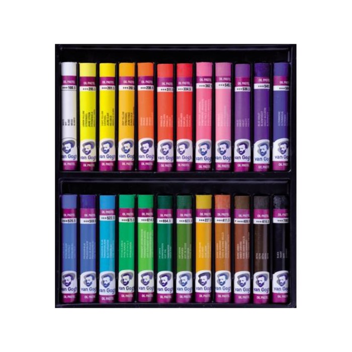 Пастель масляная 24цв Royal Talens Van Gogh National Gallery, к/к
