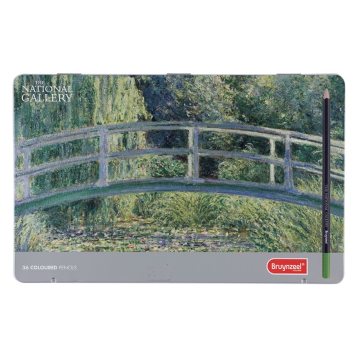 Карандаши художественные цветные Bruynzeel "Кувшинки" Моне 36цв