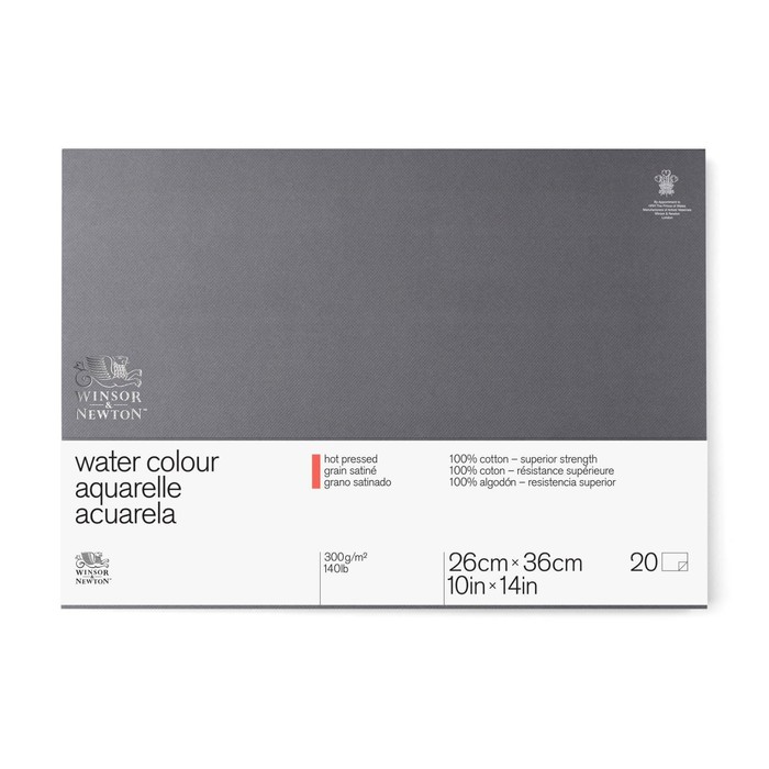 Альбом Акварель хлопок ГП B4 260*360 W&N Professional 20л 300г/м² скл Satin