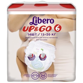 

Трусики Libero Up&Go Extra Large, размер 6, 14 шт.