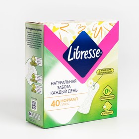 

Ежедневные прокладки Libresse Natural Care Normal, 40 шт.