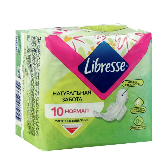 

Прокладки Libresse Natural Care Ultra Normal, 10 шт.