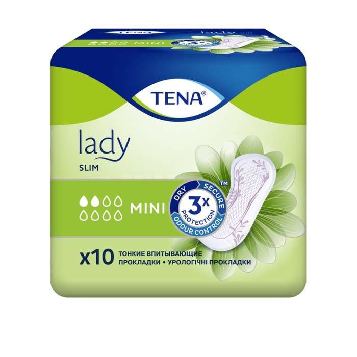 

Урологические прокладки Tena Lady Slim Mini, 10 шт.