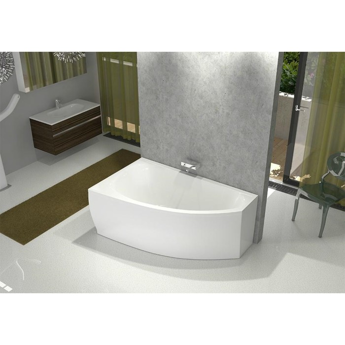 Ванна акриловая DOMANI-SPA Style 160 L, левая