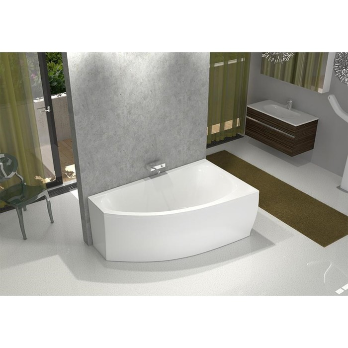 Ванна акриловая DOMANI-SPA Style 160 R, правая