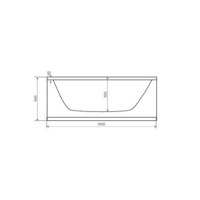 Ванна акриловая DOMANI-SPA Style 160 R, правая